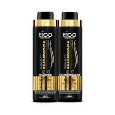 Kit Eico Seduction Tratamento Mandioca 800ml SHAMPOO E CONDICIONADOR 