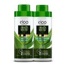 KIT EICO SHAMPOO E CONDICIONADOR  BABOSA  - 450ML