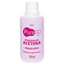 REMOVEDOR ACETONA PURE 60 PINK 100ML - comprar online
