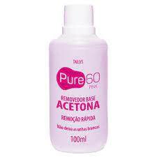 REMOVEDOR ACETONA PURE 60 PINK 100ML - comprar online