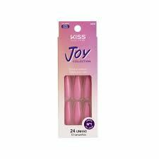 UNHAS POSTICA KISS JOY REAL PINK JN01B - loja online