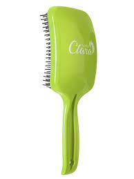 ESCOVA SANTA CLARA PARA CABELO RAQUETE ANATOMICA FLEX VERDE LIMAO REF.6376 - loja online