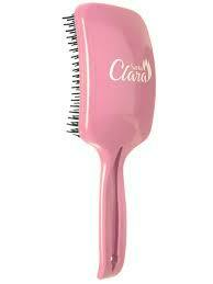 ESCOVA SANTA CLARA PARA CABELO RAQUETE ANATOMICA ROSA BEBE REF.6380 - loja online