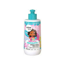 CREME PARA PENTEAR SALON LINE S.O.S KIDS CHICLETE 300ML - Bazar do Cabeleireiro | Produtos de Perfumaria para uso profissional e domestico. Melhor loja de perfumaria de Recife e Regiao metropolitana