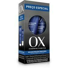 KIT OX SHAMPOO E CONDICIONADOR GLICOLICO 375/170ML