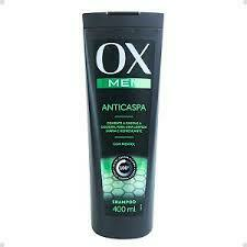 SHAMPOO OX MEN ANTICASPA MENTOL 200ML - Bazar do Cabeleireiro | Produtos de Perfumaria para uso profissional e domestico. Melhor loja de perfumaria de Recife e Regiao metropolitana