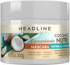MASCARA HEADLINE COCONUT NUTRI 300G