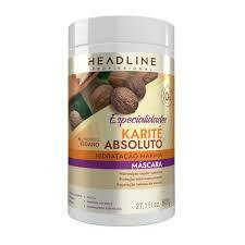 MASCARA HEADLINE KARITE ABSOLUTO 800G - comprar online