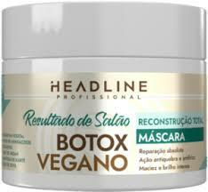 MASCARA HEADLINE BOTOX VEGANO 300G na internet