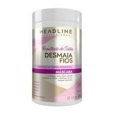 MASCARA HEADLINE DESMAIA FIOS 800G - Bazar do Cabeleireiro | Produtos de Perfumaria para uso profissional e domestico. Melhor loja de perfumaria de Recife e Regiao metropolitana