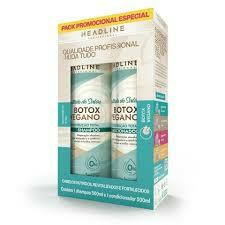 KIT HEADLINE SHAMPOO E CONDICIONADOR BOTOX VEGANO 500ML - comprar online