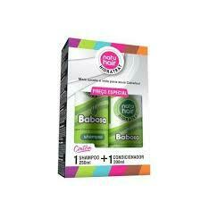 KIT NATUHAIR SHAMPOO E CONDICIONADOR BABOSA 450ML - comprar online