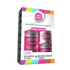 KIT NATUHAIR SHAMPOO E CONDICIONADOR LISO ABSOLUTO 450ML na internet