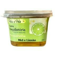 CERA PELO E PELE CASEIRINHA MEL E LIMAO 280G - Bazar do Cabeleireiro | Produtos de Perfumaria para uso profissional e domestico. Melhor loja de perfumaria de Recife e Regiao metropolitana