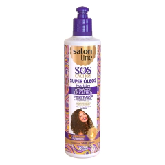  Linha Tratamento (SOS Cachos) Salon Line - Ativador De Cachos Nutritivo 500 Ml 