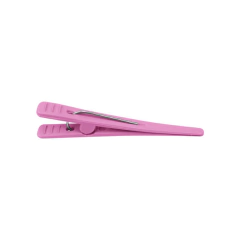 CLIPS SANTA CLARA PLÁSTICO COLORIDO ROSA BEBE 12UNIDADES R.2941
