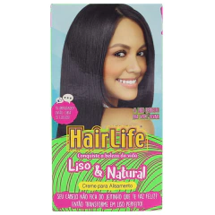 CREME ALISANTE HAIR LIFE LISO E NATURAL 80G