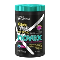 CREME HIDRATACAO NOVEX SANTO BLACK PODEROSO 400GR - comprar online
