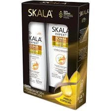 KIT SKALA SHAMPOO E CONDICIONADOR  BOMBA KERATINA 325ML