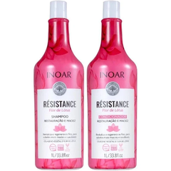 KIT INOAR SHAMPOO E CONDICIONADORESISTANCE FLOR DE LOTUS 1L na internet