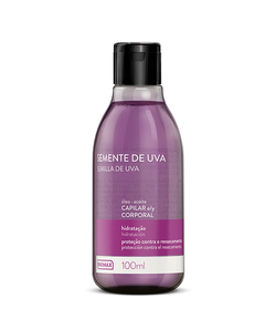 OLEO CORPORAL  E CAPILAR SEMENTE DE UVA FARMAX  - 100ML