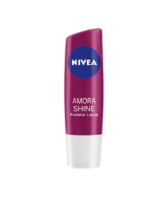 Hidratante Labial Nivea Amora Shine com 4,8g - Bazar do Cabeleireiro | Produtos de Perfumaria para uso profissional e domestico. Melhor loja de perfumaria de Recife e Regiao metropolitana