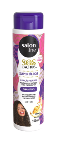 SHAMPOO SALON LINE S.O.S CACHOS NUTRITIVO 300ML