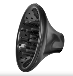 DIFUSOR SIMPLES PRETO PARA SECADOR DE CABELO SANTA CLARA REF. 4885 