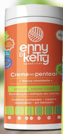 CREME PARA PENTEAR ENNY KETTY ABACATE/ARGAN 1KG - comprar online