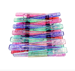 CLIPS COLORIDO COM GLITTER SANTA CLARA R.2094 na internet