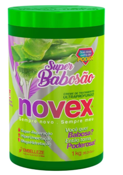 CREME HIDRATACAO NOVEX SUPER BABOSAO 1KG - comprar online