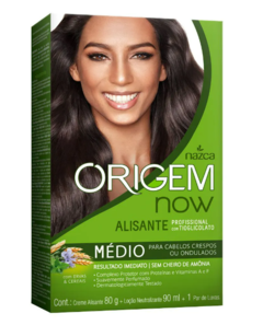Creme Alisante Origem Now Kit Médio Ervas e Cereais