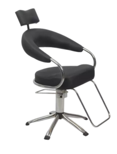 POLTRONA HATTEN DALIA BASE HIDRAULICA PRETA - comprar online