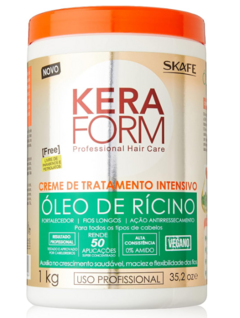 CREME DE TRATAMENTO KERAFORM OLEO DE RICINO 1KG - comprar online