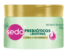 Máscara de Tratamento Força & Crescimento Seda Prebióticos + Biotina 300g