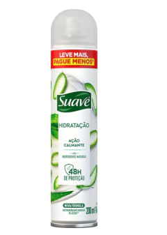 Desodorante Antitranspirante Hidratação promove 48 horas de proteção contra o suor e mau odor. Com uma fórmula sem álcool e dermatologicamente testada, a variante possui fragrância com ingredientes naturais, que garantem um perfume prolongado e intenso, c
