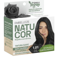 TINTA NATUCOR NORMAL 1.01 PRETO CARVAO 