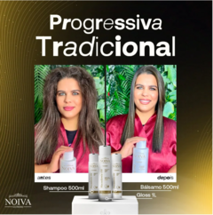 KIT ESCOVA PROGRESSIVA NOIVA TRADICIONAL 3PASSOS - loja online