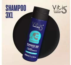 SHAMPOO VITISS MASCULINO 3 X 1 200ML