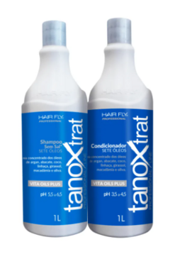 KIT SHAMPOO E CONDICIONADOR HAIR FLY TANOX 7 OLEOS 2000ML - comprar online