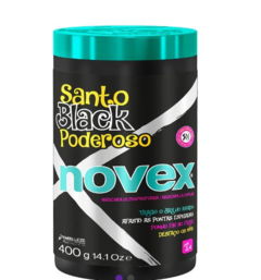 CREME HIDRATACAO NOVEX SANTO BLACK PODEROSO 400GR