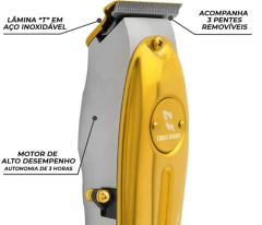 Máquina de Acabamento Force Ultimate Gold Series Force Barber - MQ Hair - Bazar do Cabeleireiro | Produtos de Perfumaria para uso profissional e domestico. Melhor loja de perfumaria de Recife e Regiao metropolitana
