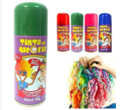 SPRAY COLOR PARA CABELO ALEGRIA VERDE 120ML