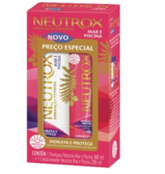 Kit Shampoo 300ml + Cond 200ml Neutrox Mar & Piscina