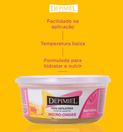 CERA DEPIMIEL PARA MICRO-ONDAS NATURAL 200G - comprar online