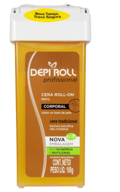 CERA DEPILATORIA DEPI ROLL  ROLL-ON REFIL 100G MEL UN 