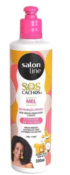 ATIVADOR DE CACHOS SALON LINE SOS INTENSO 300ML - comprar online