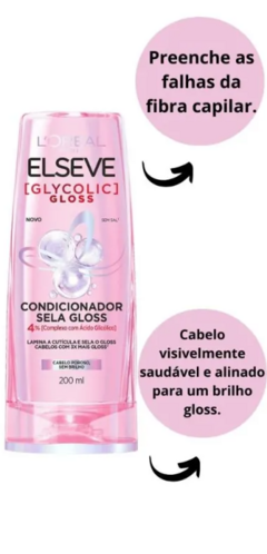 CONDICIONADOR ELSEVE GLYCOLIC GLOSS 200ML - comprar online