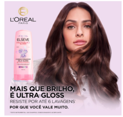 CONDICIONADOR ELSEVE GLYCOLIC GLOSS 400ML - Bazar do Cabeleireiro | Produtos de Perfumaria para uso profissional e domestico. Melhor loja de perfumaria de Recife e Regiao metropolitana