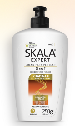 CREME PARA  PENTEAR SKALA VITAMINA C E COLAGENO 250G